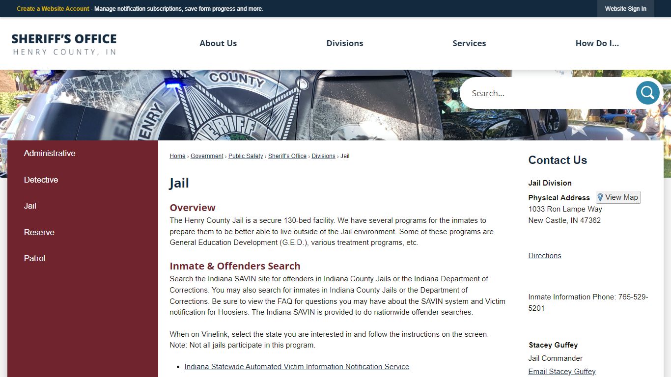 Jail | Henry County, IN